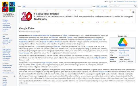 Google Drive - Wikipedia