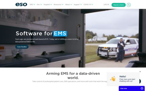 EMS Data-Driven Software and Interoperable Solutions | ESO