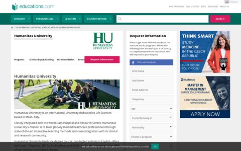 Humanitas University - Education Abroad