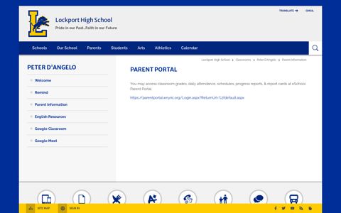 Parent Portal - Lockport City School District