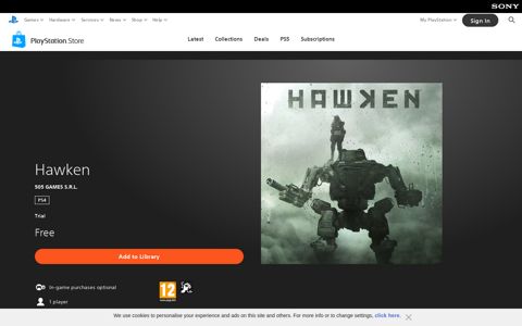 Hawken - PlayStation Store