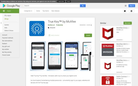 True Key™ by McAfee - Apps on Google Play