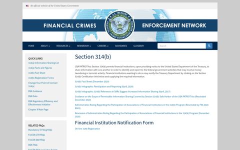 Section 314(b) | FinCEN.gov