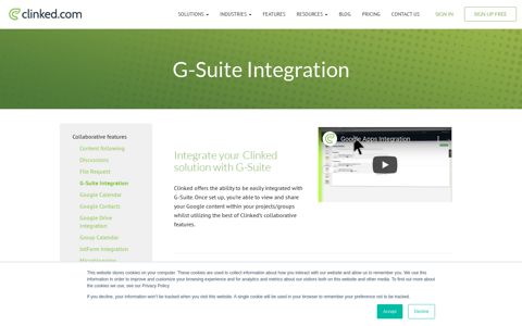 G-Suite Integration - Clinked