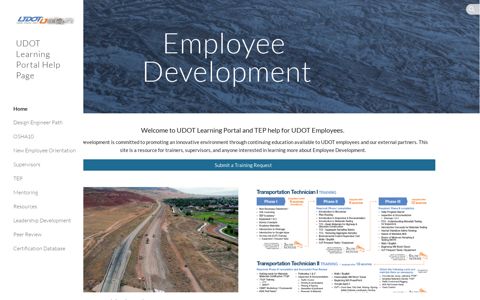 UDOT Learning Portal Help Page - Google Sites