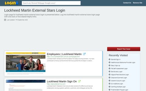 Lockheed Martin External Stars Login - Loginii.com