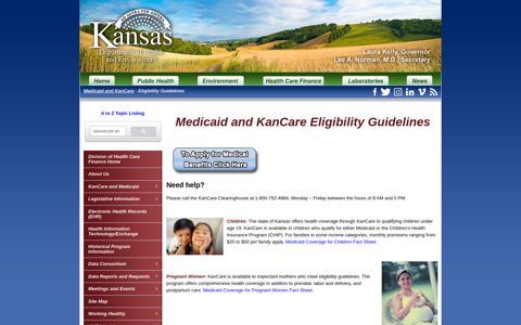 Medicaid and KanCare Eligibility Guidelines - Kansas ...