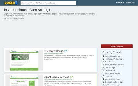 Insurancehouse Com Au Login - Loginii.com