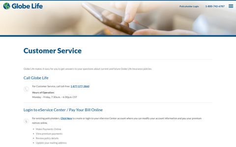 Customer Service - Globe Life