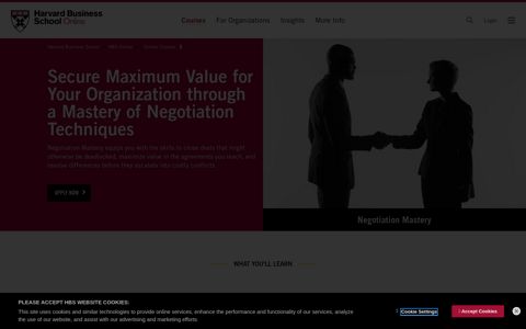 Negotiation Course Online | HBS Online