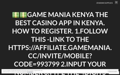 GAME MANIA KENYA THE BEST CASINO APP IN KENYA ...