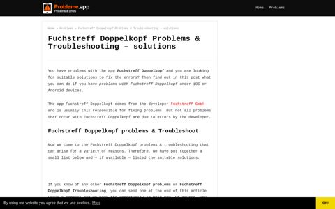 Fuchstreff Doppelkopf Problems & Troubleshooting - solutions - App ...