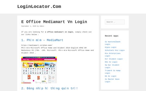 E Office Mediamart Vn Login - LoginLocator.Com