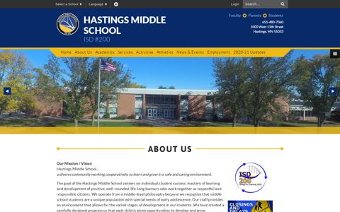 Hastings Middle School: Home