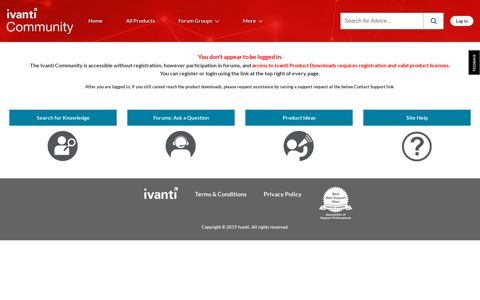 Product Downloads - Ivanti Community