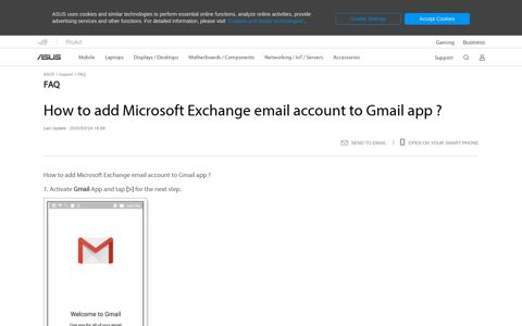 How to add Microsoft Exchange email account to Gmail app ...
