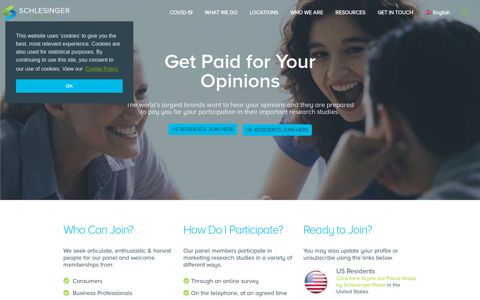 Get Paid for Your Opinions | Focus Group By Schlesinger