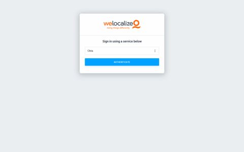 Portal | Welocalize