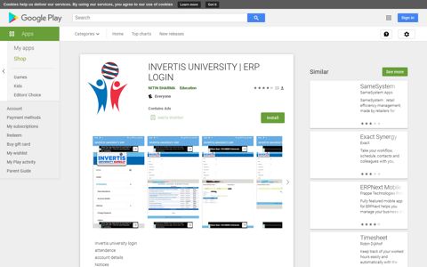 INVERTIS UNIVERSITY | ERP LOGIN - Apps on Google Play