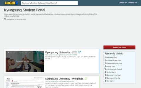 Kyungsung Student Portal - Loginii.com