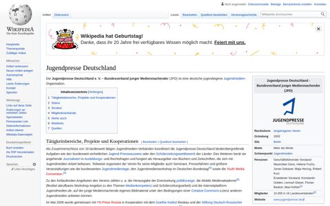 Jugendpresse Deutschland – Wikipedia