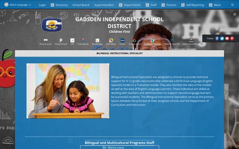 IS - Bilingual Education Multicultural Programs - Gadsden ...