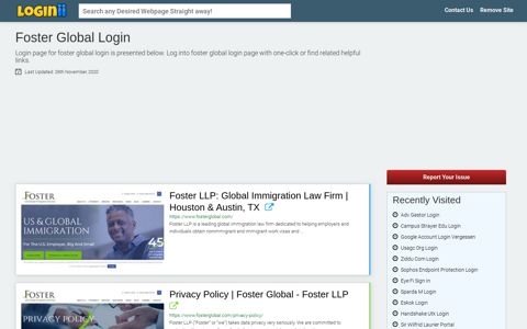 Foster Global Login - Loginii.com