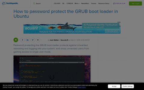 How to password protect the GRUB boot loader in Ubuntu ...