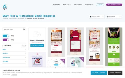 540+ Free & Professional Email Templates - BEE Free