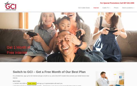 GCI Cable Internet | 907-341-3355 | TV, Internet & Phone