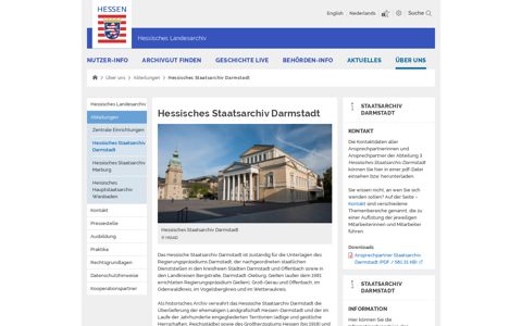 Hessisches Staatsarchiv Darmstadt | Hessisches Landesarchiv