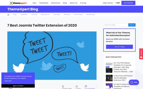 7 Best Joomla Twitter Extension of 2020 - ThemeXpert