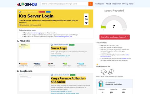 Kra Server Login - A database full of login pages from all over ...