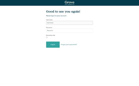 Account Login - Grove Collaborative