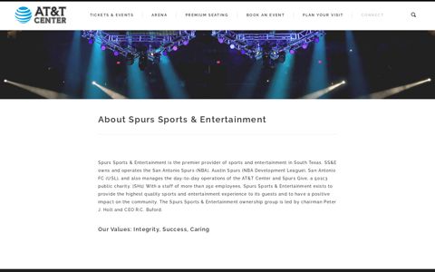 About Spurs Sports & Entertainment | ATT Center