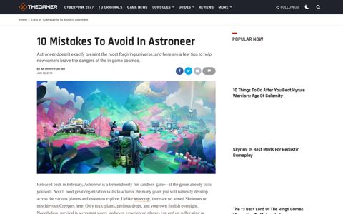 10 Mistakes To Avoid In Astroneer | TheGamer