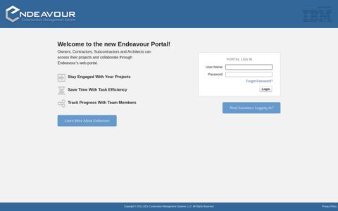 the new Endeavour Portal!