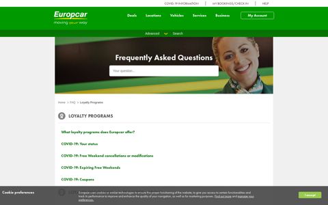 FAQ: Frequently Asked Questions - Europcar - Loyalty Programs