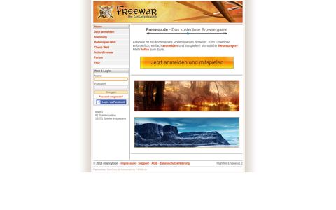 Freewar.de - Browsergames, Onlinegame