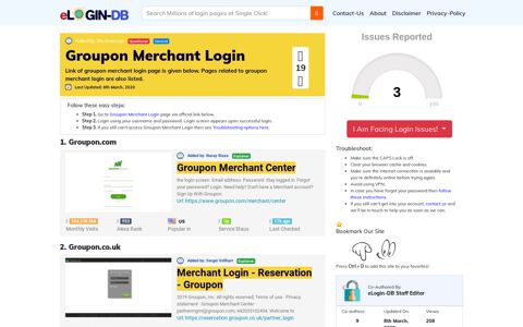 Groupon Merchant Login - A database full of login pages from ...