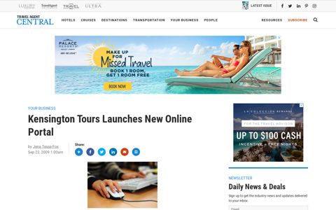 Kensington Tours Launches New Online Portal | Travel Agent ...