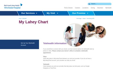 My Lahey Chart | Winchester Hospital