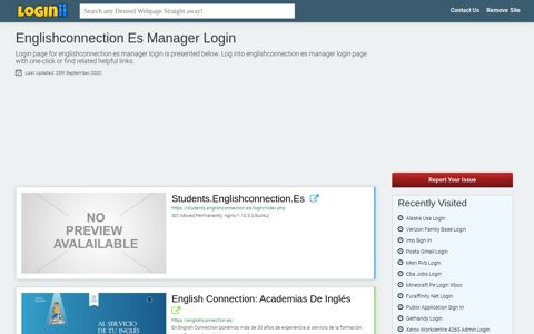 Englishconnection Es Manager Login - Loginii.com