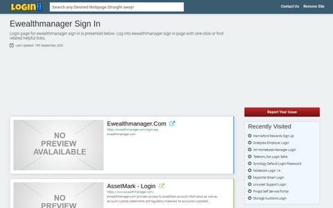 Ewealthmanager Sign In - Loginii.com