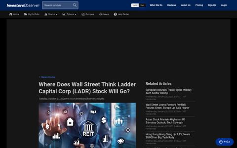 Where Does Wall Street Think Ladder Capital Corp (LADR ...