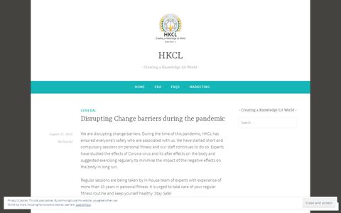 HKCL – Creating a Knowledge Lit World - WordPress.com