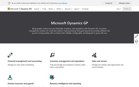Microsoft Dynamics GP Overview | Microsoft Dynamics