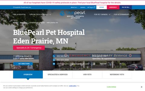 Eden Prairie, MN | 24/7 Emergency Vet - BluePearl Pet Hospital