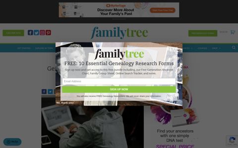 Geni Family Tree Website Quick Guide - Family Tree Magazine