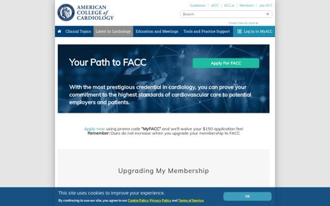 Your Path to FACC - American College of Cardiology